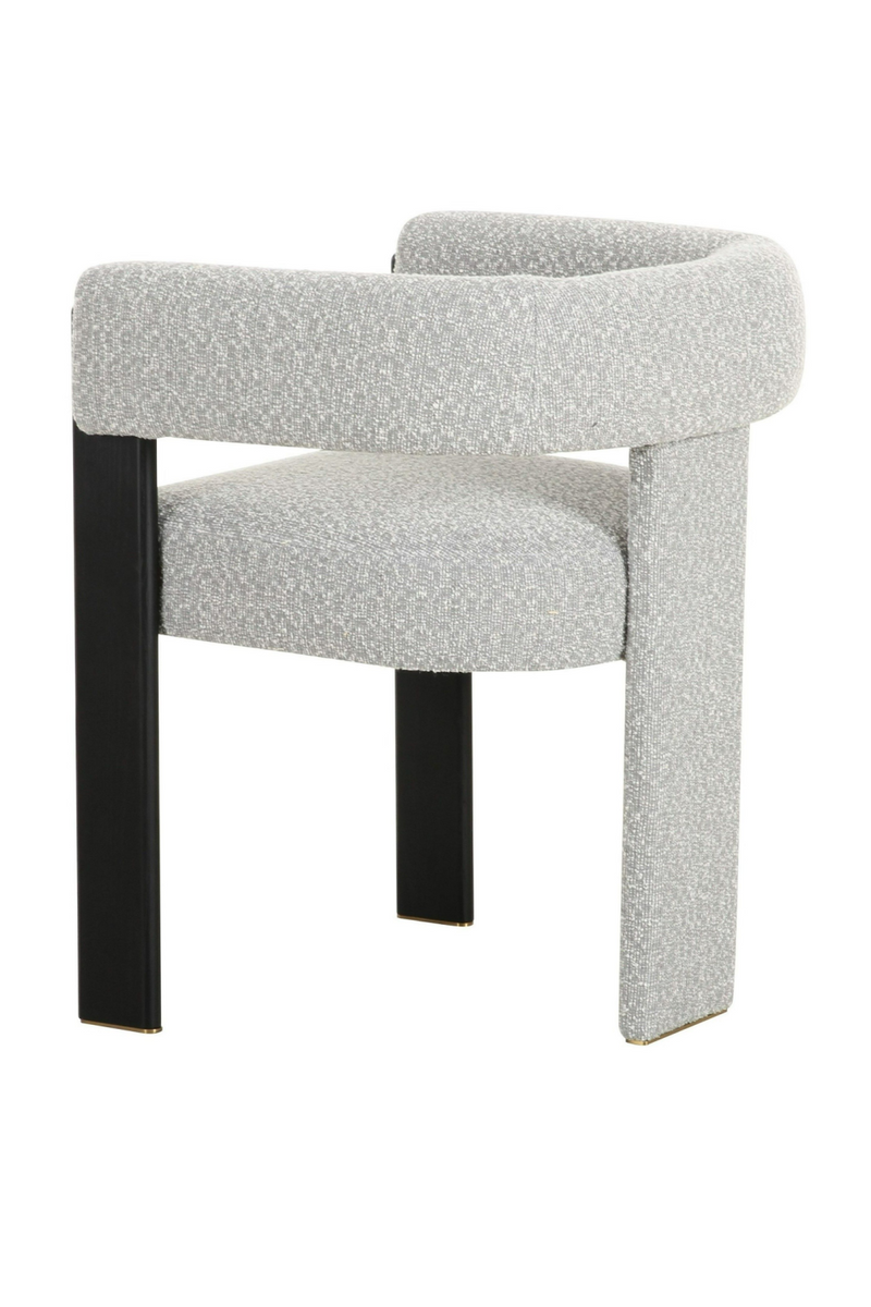 Gray Curved Dining Chair | OROA Modern Kenmare | Oroatrade.com