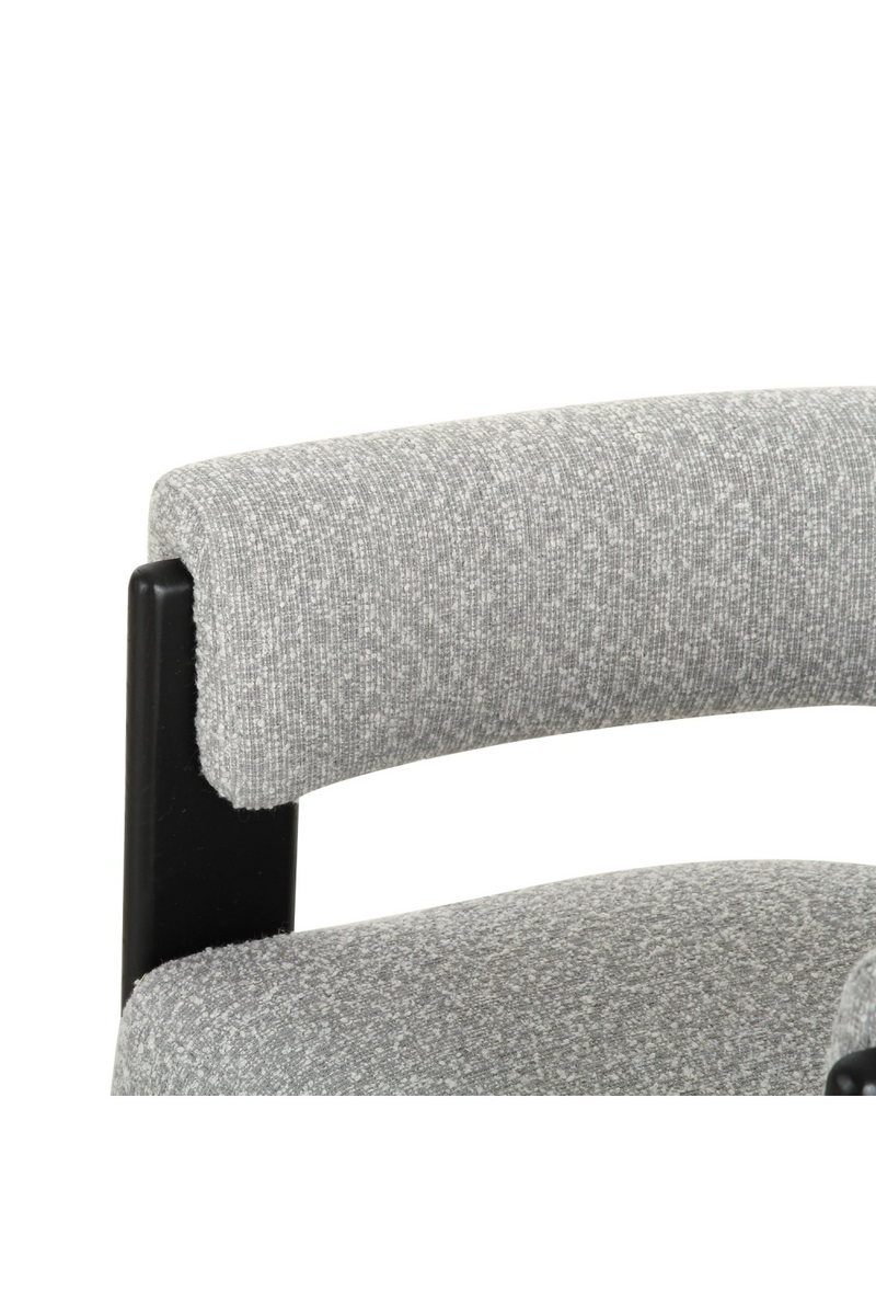 Gray Curved Dining Chair | OROA Modern Kenmare | Oroatrade.com