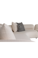 White L-Shaped Sectional Sofa | OROA Modern Drayton | Oroatrade.com