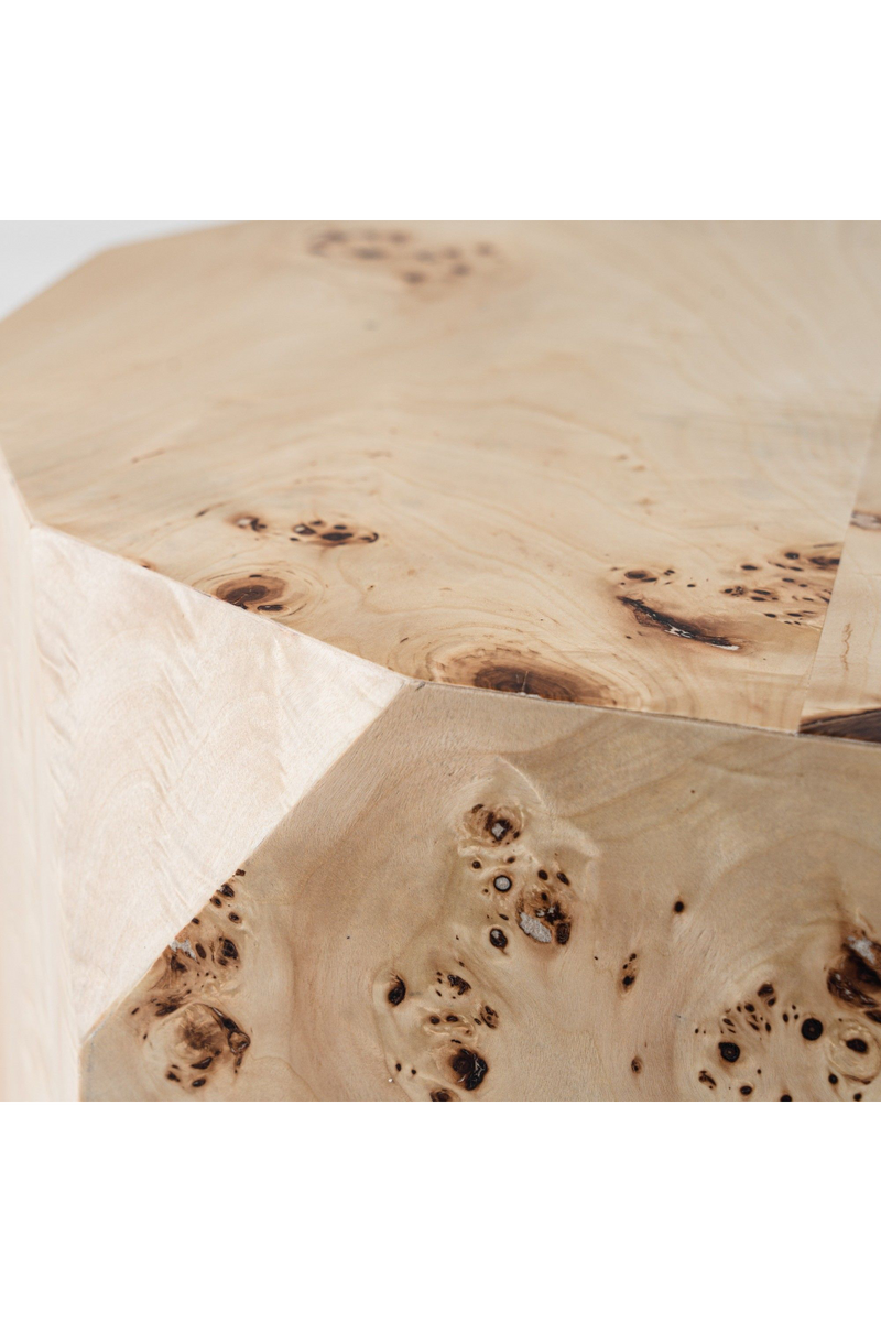 Mappa Burl End Table | OROA Modern July | Oroatrade.com