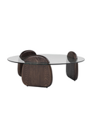 Solid ASh Glass Coffee Table | OROA Modern Buxton | Oroatrade.com