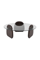 Solid ASh Glass Coffee Table | OROA Modern Buxton | Oroatrade.com