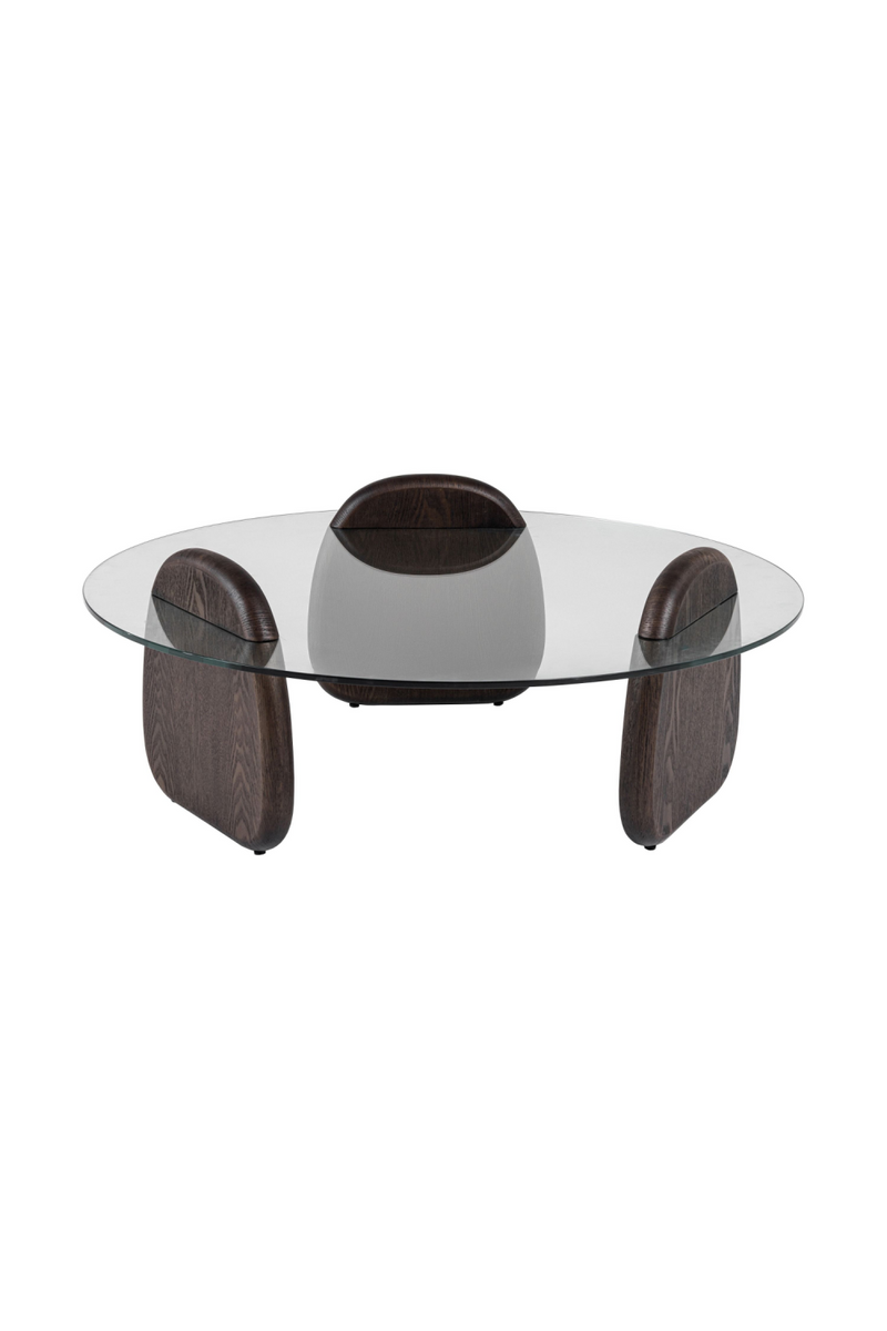 Solid ASh Glass Coffee Table | OROA Modern Buxton | Oroatrade.com
