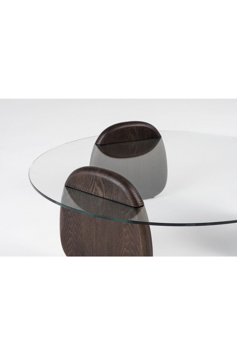 Solid ASh Glass Coffee Table | OROA Modern Buxton | Oroatrade.com
