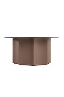 Black Mirror Round Coffee Table | OROA Modern Ingram | Oroatrade.com