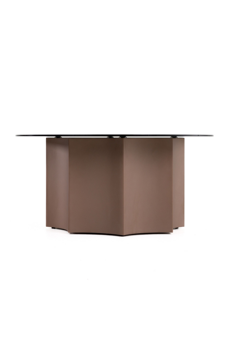 Black Mirror Round Coffee Table | OROA Modern Ingram | Oroatrade.com