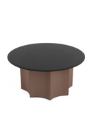 Black Mirror Round Coffee Table | OROA Modern Ingram | Oroatrade.com
