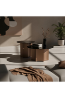 Black Glass Nesting Coffee Tables (2) | OROA Modern | Oroatrade.com