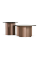 Black Glass Nesting Coffee Tables (2) | OROA Modern | Oroatrade.com