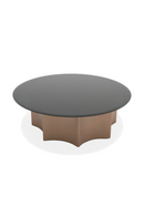 Black Glass Nesting Coffee Tables (2) | OROA Modern | Oroatrade.com