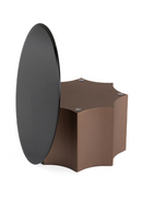 Black Glass Nesting Coffee Tables (2) | OROA Modern | Oroatrade.com