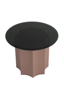 Black Mirror Round End Table | OROA Modern Ingram | Oroatrade.com