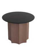 Black Mirror Round End Table | OROA Modern Ingram | Oroatrade.com