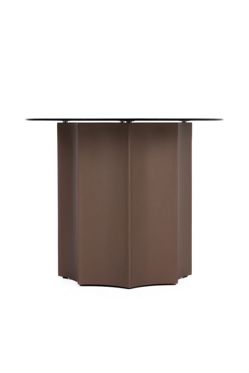 Black Mirror Round End Table | OROA Modern Ingram | Oroatrade.com