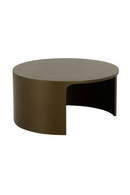 Olive Brown Round Coffee Table | OROA Modern Laura | Oroatrade.com