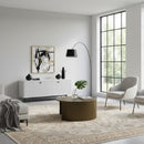 Olive Brown Round Coffee Table | OROA Modern Laura | Oroatrade.com
