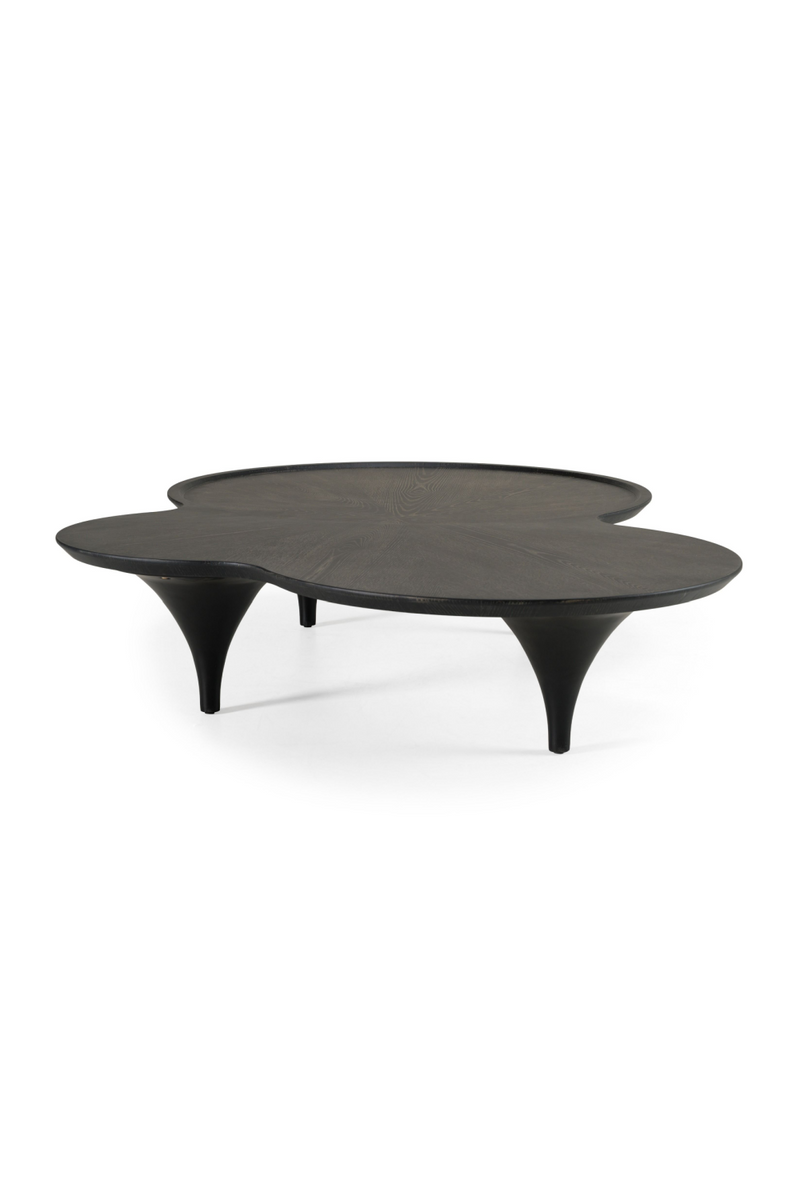 Free-Form Black Ash Coffee Table | OROA Modern Beulah | Oroatrade.com