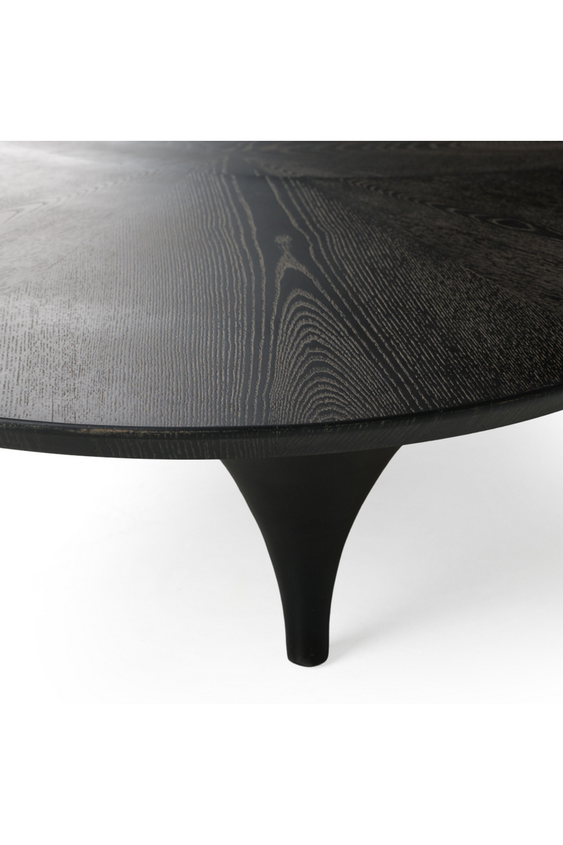 Free-Form Black Ash Coffee Table | OROA Modern Beulah | Oroatrade.com