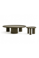 Brown Ash Round Nesting Tables (2) | OROA Modern Strauss | Oroatrade.com