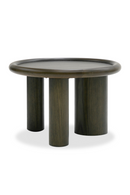 Brown Ash Round Nesting Tables (2) | OROA Modern Strauss | Oroatrade.com