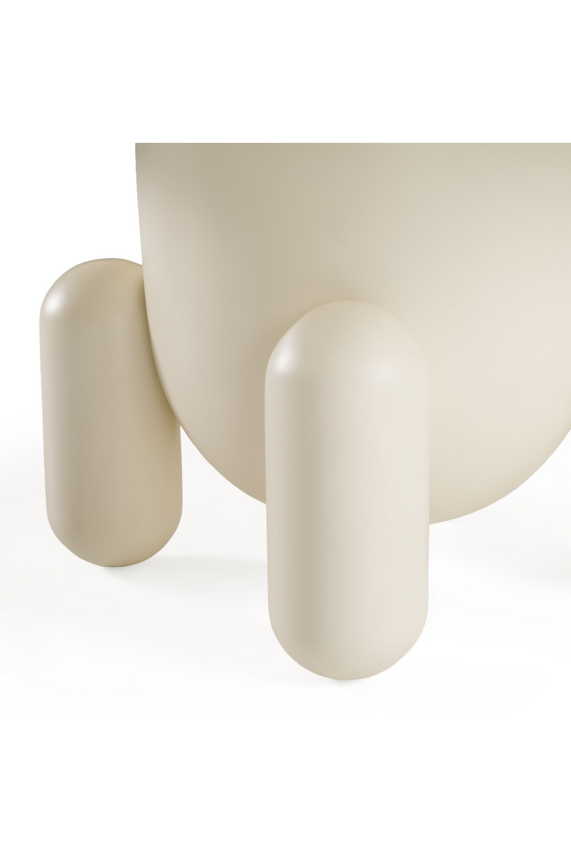 White Gloss Round Coffee Table | OROA Modern Gabby | Oroatrade.com