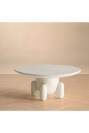 White Gloss Round Coffee Table | OROA Modern Gabby | Oroatrade.com