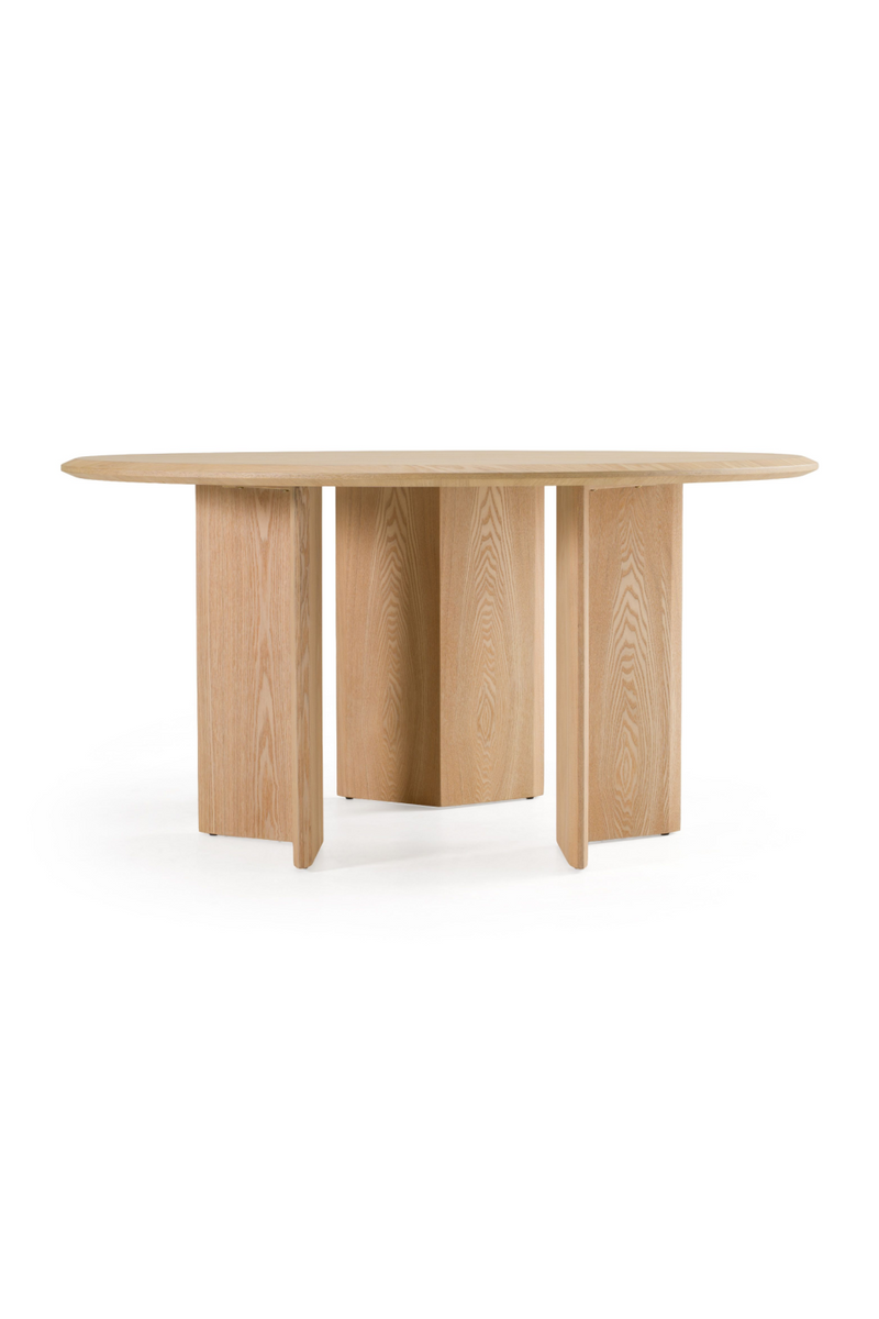 Natural Ash Round Dining Table | OROA Modern Masuda | Oroatrade.com