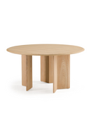 Natural Ash Round Dining Table | OROA Modern Masuda | Oroatrade.com