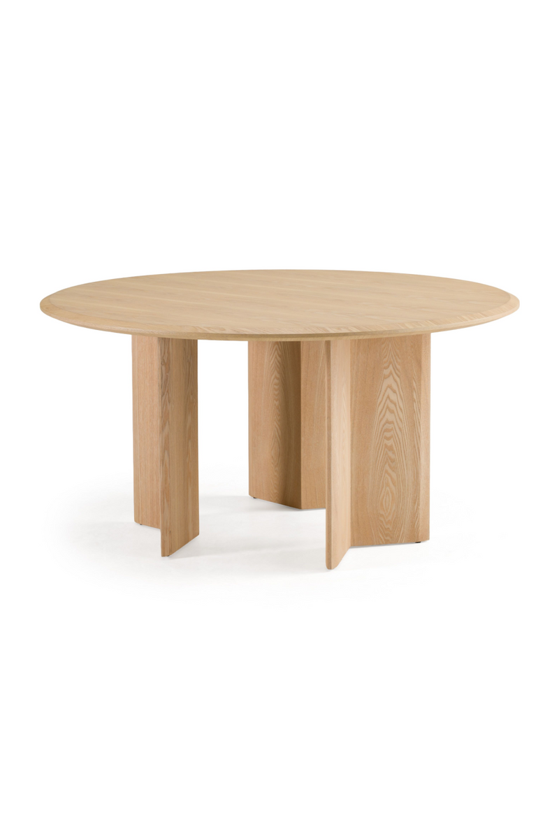 Natural Ash Round Dining Table | OROA Modern Masuda | Oroatrade.com