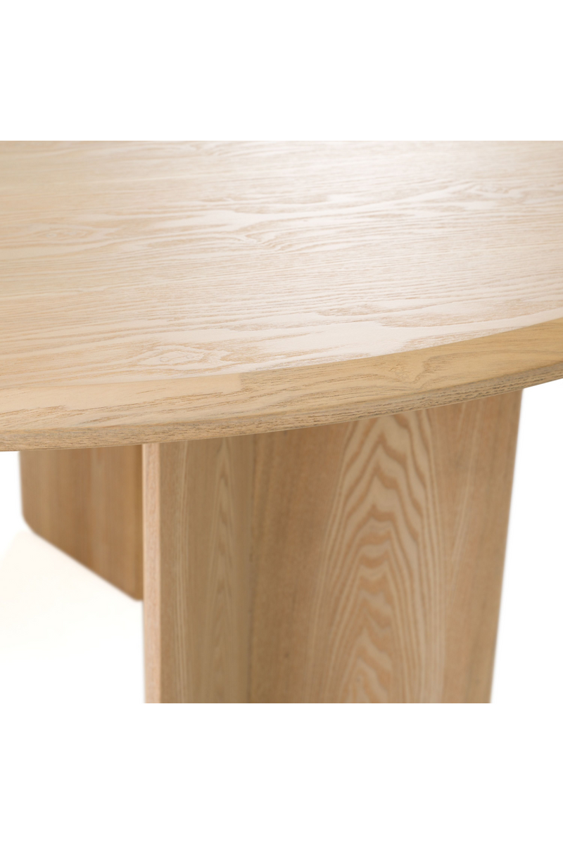 Natural Ash Round Dining Table | OROA Modern Masuda | Oroatrade.com
