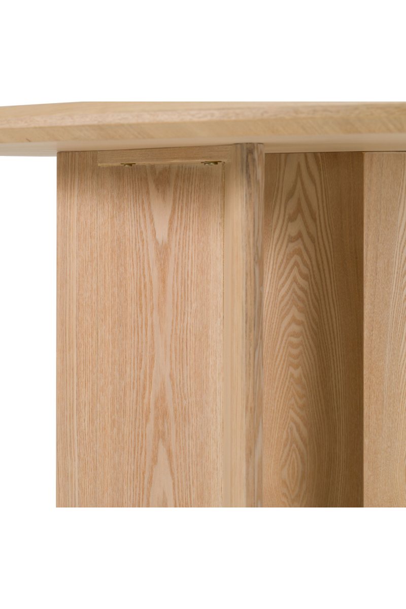 Natural Ash Round Dining Table | OROA Modern Masuda | Oroatrade.com