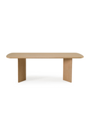Natural Ash Rectangular Dining Table | OROA Modern Masuda