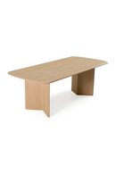 Natural Ash Rectangular Dining Table | OROA Modern Masuda