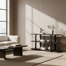 Brown Open-Back Bookshelf | OROA Modern Noah