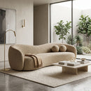 Calico - Contemporary Tan Fabric 3-Seat Sofa