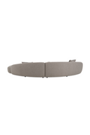 Curved Gray Sectional Sofa | OROA Modern Allis