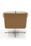 Light Gray Swivel Accent Chair | OROA Modern Ohio | Oroatrade.com