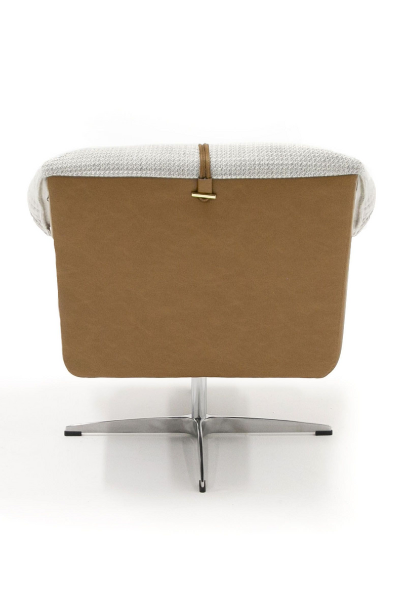 Light Gray Swivel Accent Chair | OROA Modern Ohio | Oroatrade.com