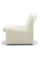 White Sloped-Back Accent Chair | OROA Modern Lito | Oroatrade.com