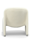 White Sloped-Back Accent Chair | OROA Modern Lito | Oroatrade.com