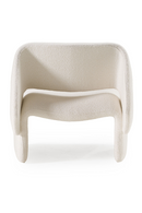 Gold Buttoned White Accent Chair | OROA Modern Tristan | Oroatrade.com