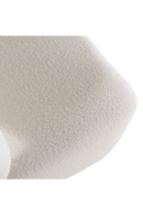 Gold Buttoned White Accent Chair | OROA Modern Tristan | Oroatrade.com