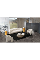 White Three-Legged Accent Chair | OROA Modern Khan | Oroatrade.com