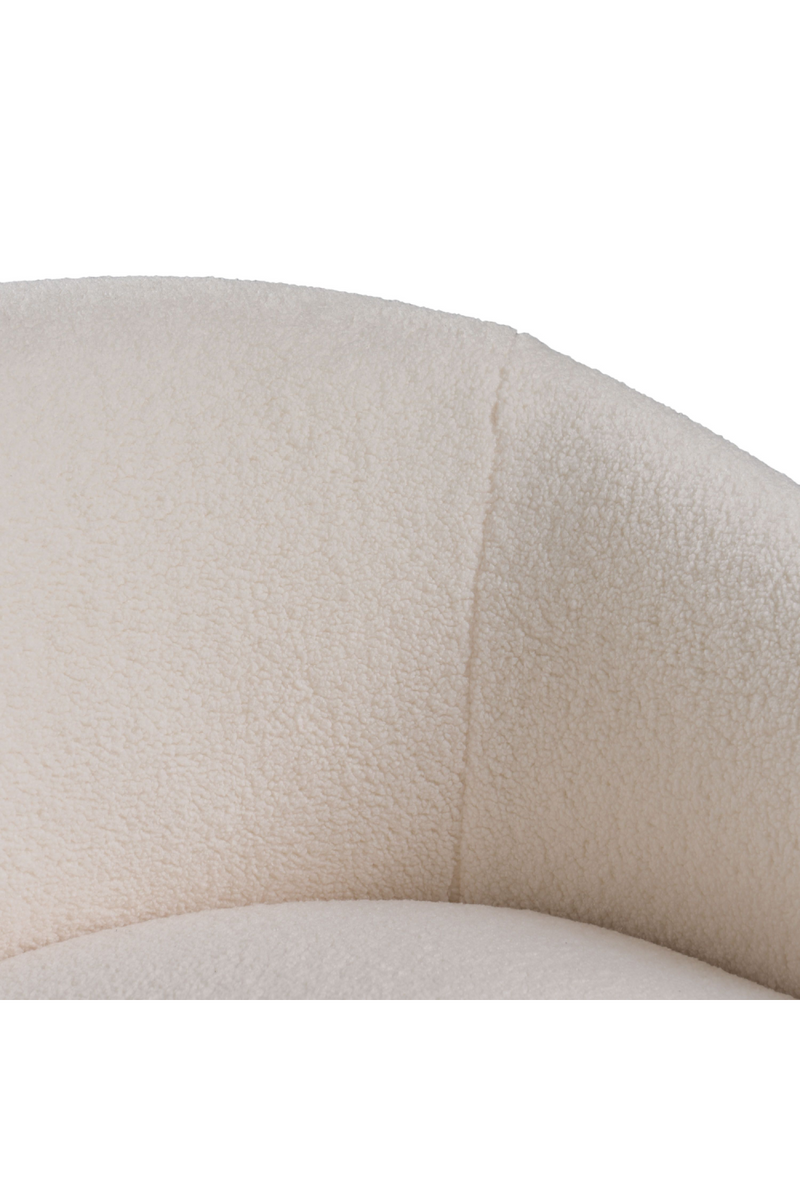 White Three-Legged Accent Chair | OROA Modern Khan | Oroatrade.com