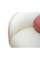 Pink Piped Cream Sofa | OROA Modern Winfree | Oroatrade.com