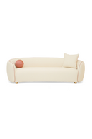 Pink Piped Cream Sofa | OROA Modern Winfree | Oroatrade.com