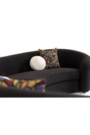 Black Curved Sectional Sofa | OROA Modern Kilmer | Oroatrade.com