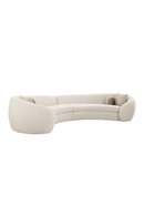 Curved White Sectional Sofa | OROA Modern Kilmer | Oroatrade.com