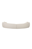 Curved White Sectional Sofa | OROA Modern Kilmer | Oroatrade.com