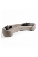 Gray Curved Sectional Sofa | OROA Modern Kilmer | Oroatrade.com